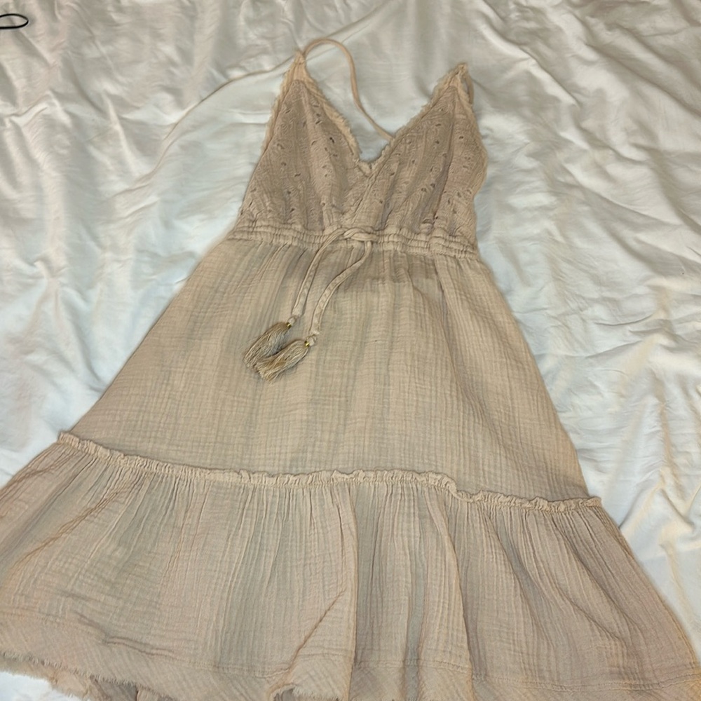 Halter Pink Summer Dress